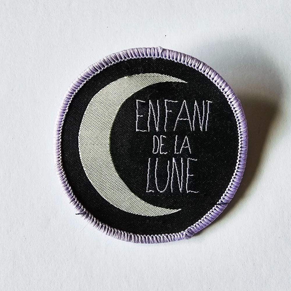 💚Free Enfant de la Lune Embroidered Patch Pin